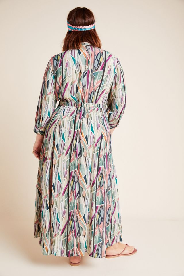 Winona Watercolor Shirtdress #4