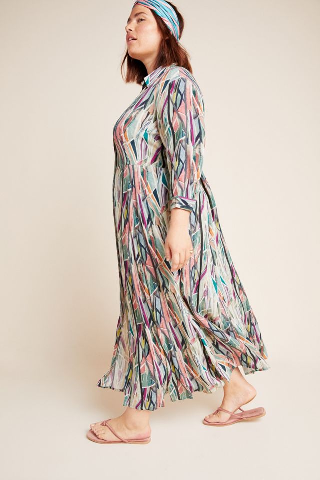 Winona Watercolor Shirtdress #6