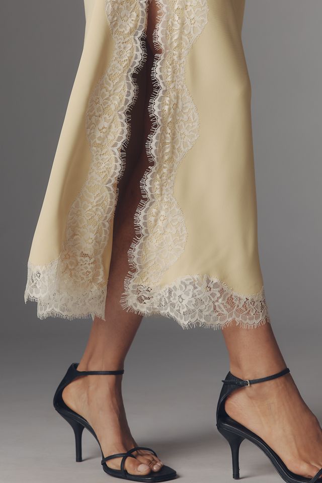 open lace back dress Self-Portrait One Shoulder Guipure-lace Midi Dress – Runway Catalog