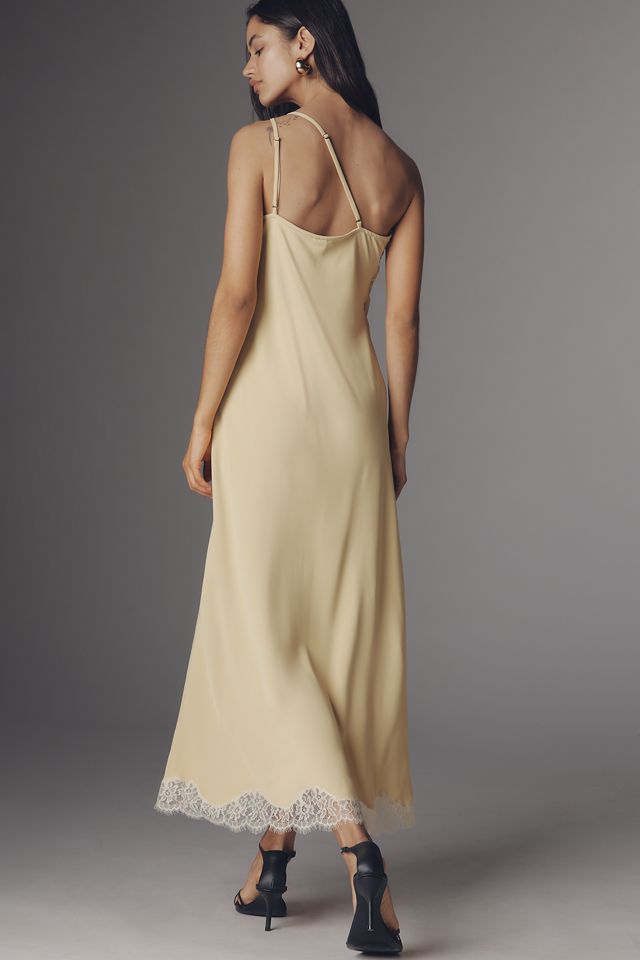 strapless open back dress Denim Pleated Midi Dress Blue / Large main image 0