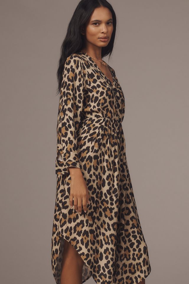 Bl-nk Rikke Long-Sleeve Button-Front Midi Dress #2