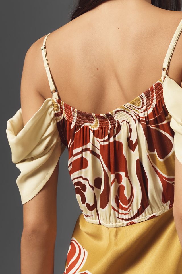 Bl-nk Bernia Off-The-Shoulder Slip Dress #4