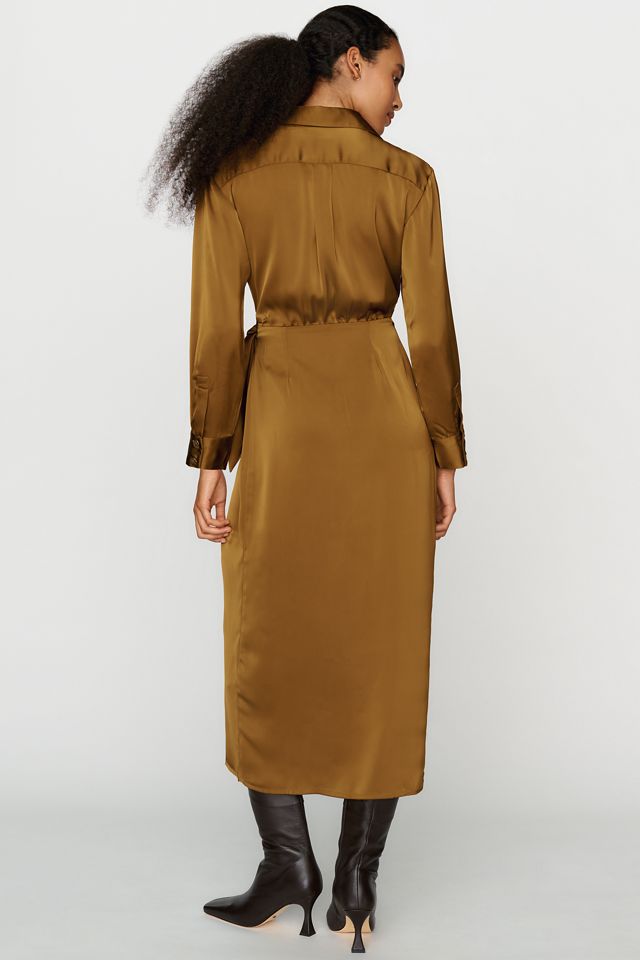 Bl-nk Veraba Satin Wrap Dress #1