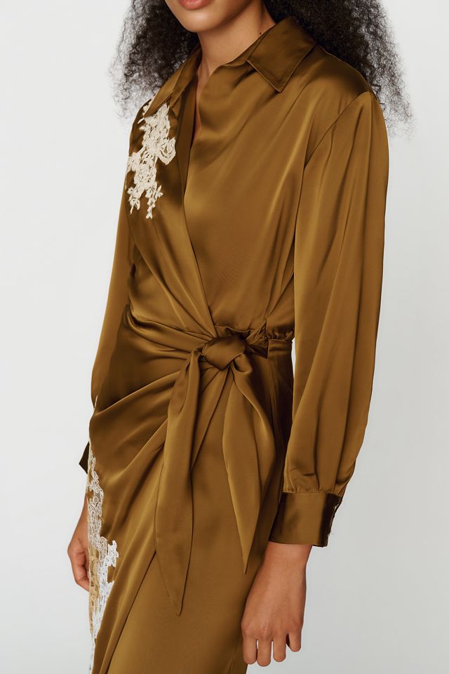 Bl-nk Veraba Satin Wrap Dress #2