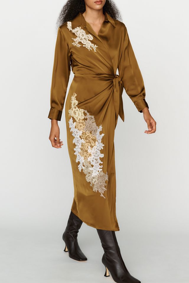 Bl-nk Veraba Satin Wrap Dress #3