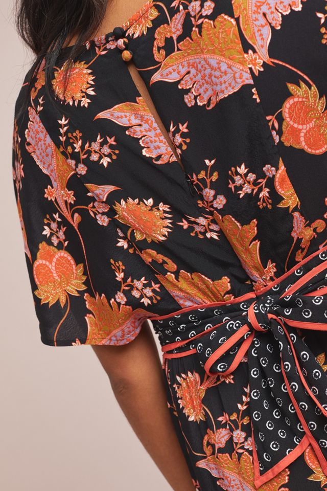Belted Botanical Jumpsuit #1
