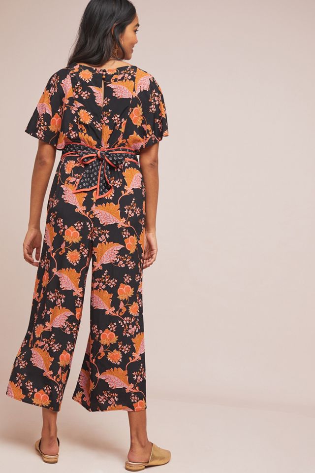 Belted Botanical Jumpsuit #3