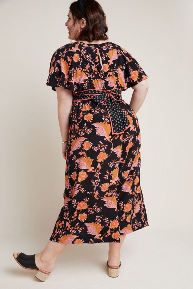 Belted Botanical Jumpsuit #5