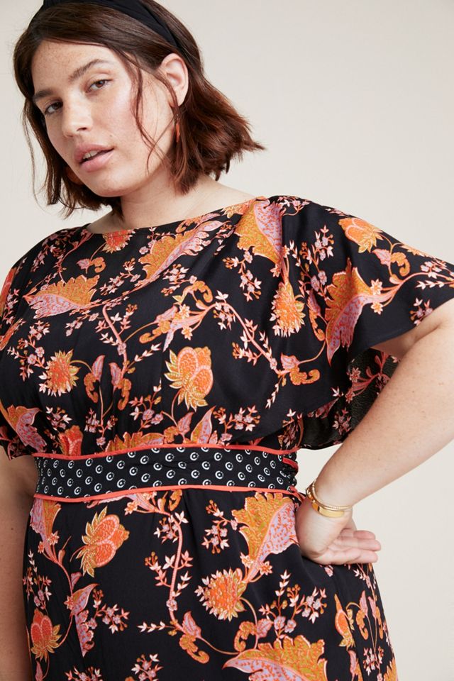 Belted Botanical Jumpsuit #6
