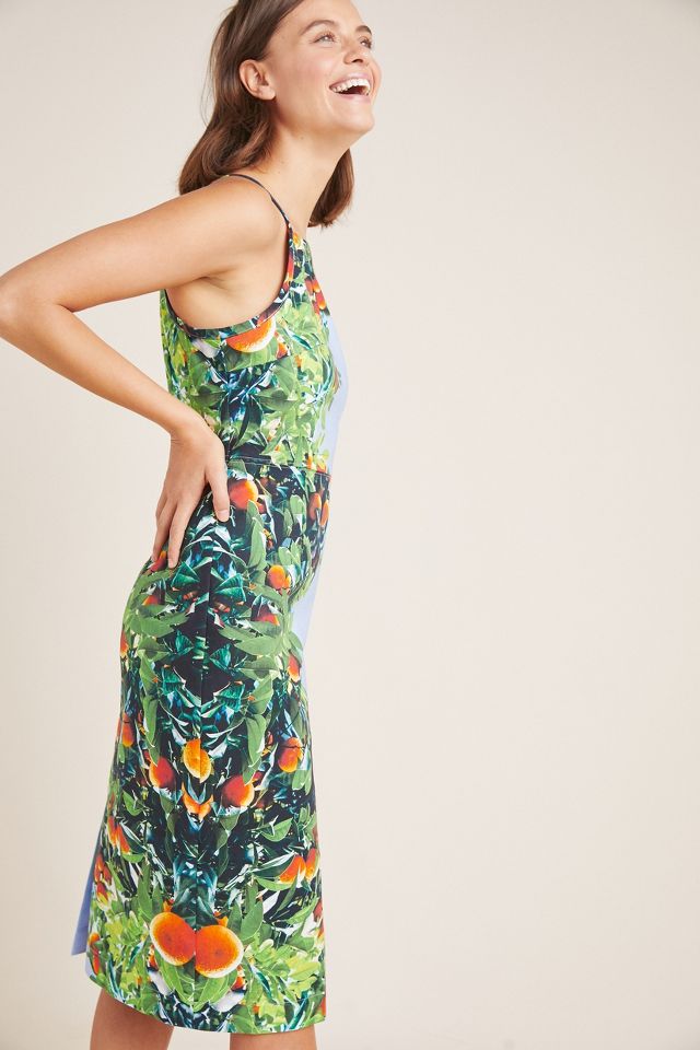 Anthropologie maeve orange dress cheap