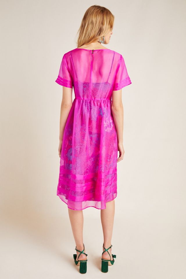 Gabrielle Silk Organza Midi Dress #2