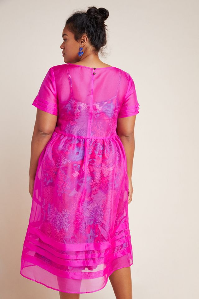 Gabrielle Silk Organza Midi Dress #4