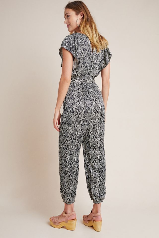Zadie Satin Jumpsuit | Anthropologie
