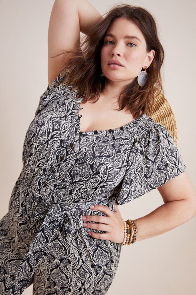 Zadie Satin Jumpsuit | Anthropologie