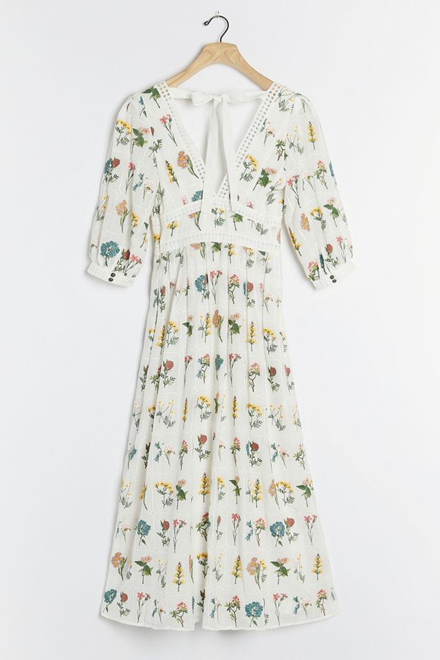 Carla Embroidered Maxi Dress #2