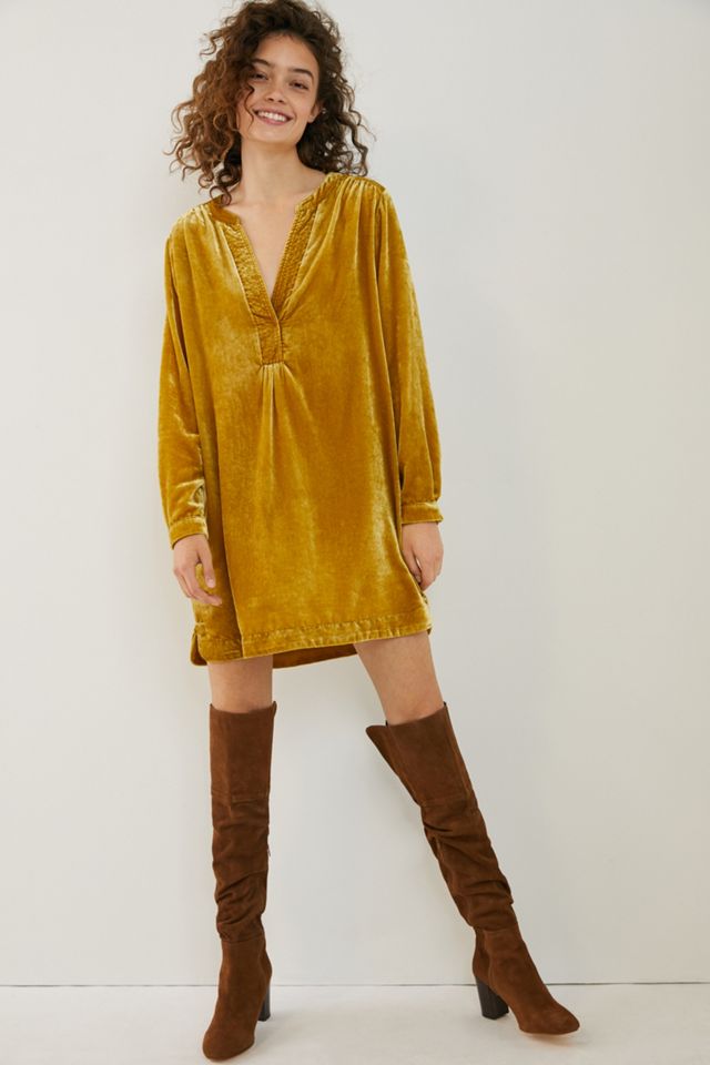 Melody Velvet Tunic Dress #1