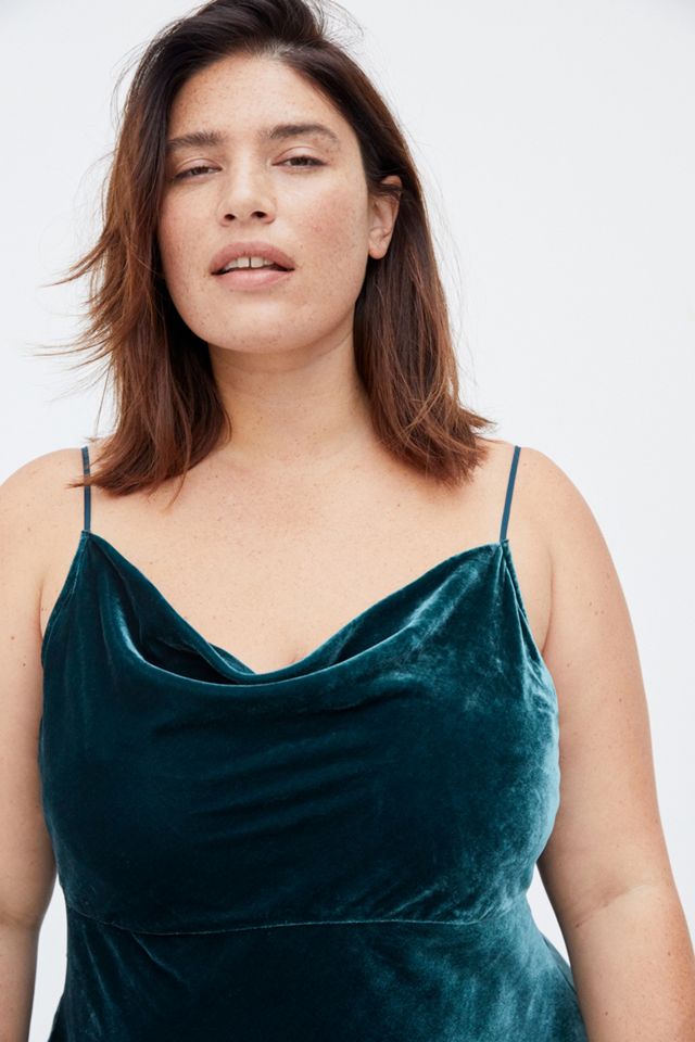 Elyse Velvet Bias Slip Dress #8