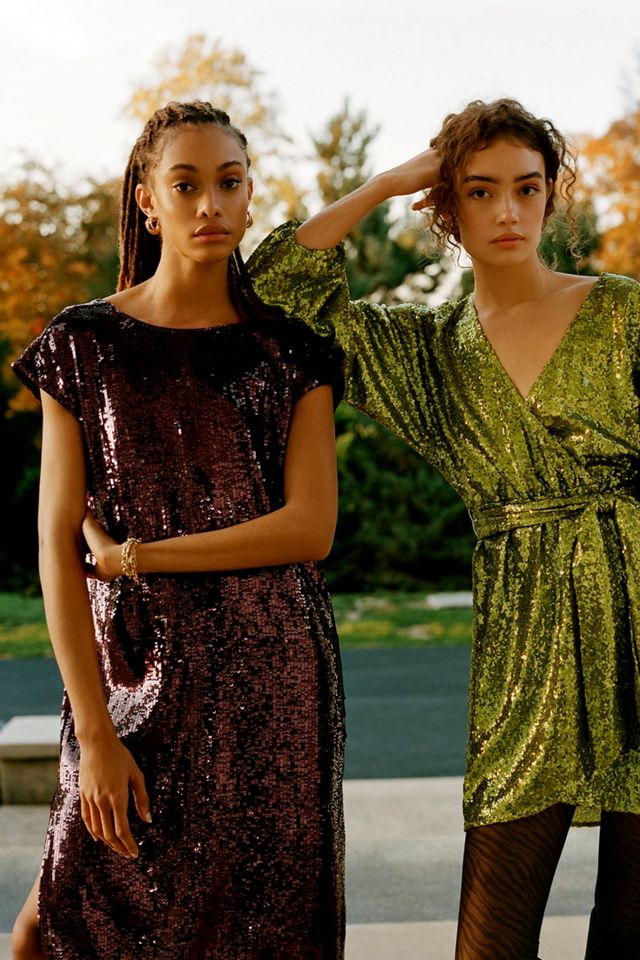 Lisabette Sequinned Mini Dress #4