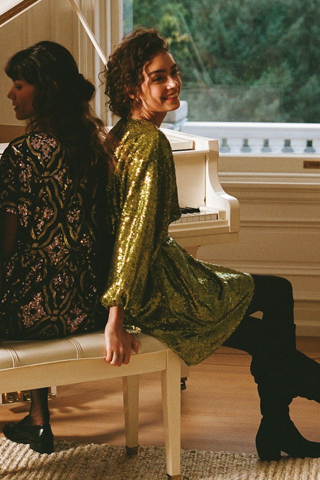 Lisabette Sequinned Mini Dress #5