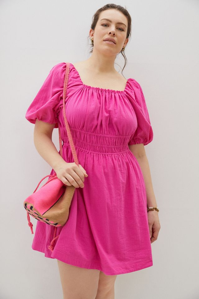 Maeve Puff-Sleeved Mini Dress #6
