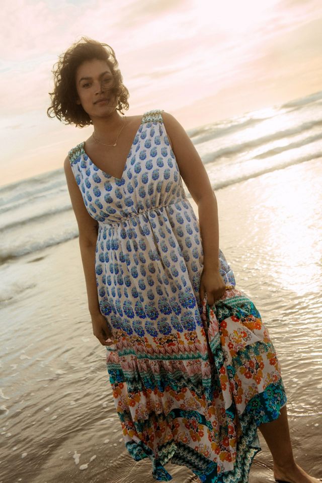 Gathered Maxi Dress #4