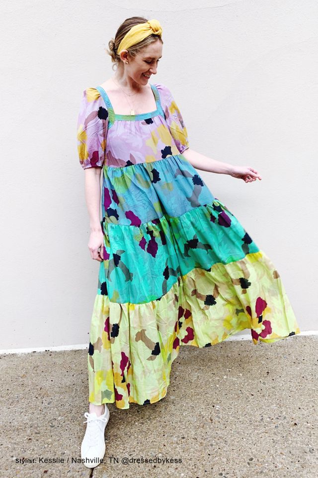 Caroline Tiered Maxi Dress | Anthropologie