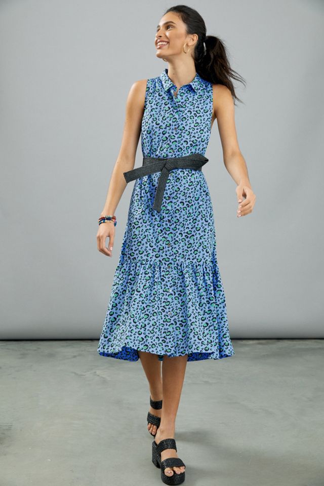 Maeve Paola Flounced Midi Dress #2