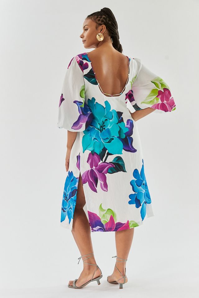 Maeve Printed Midi Dress #5
