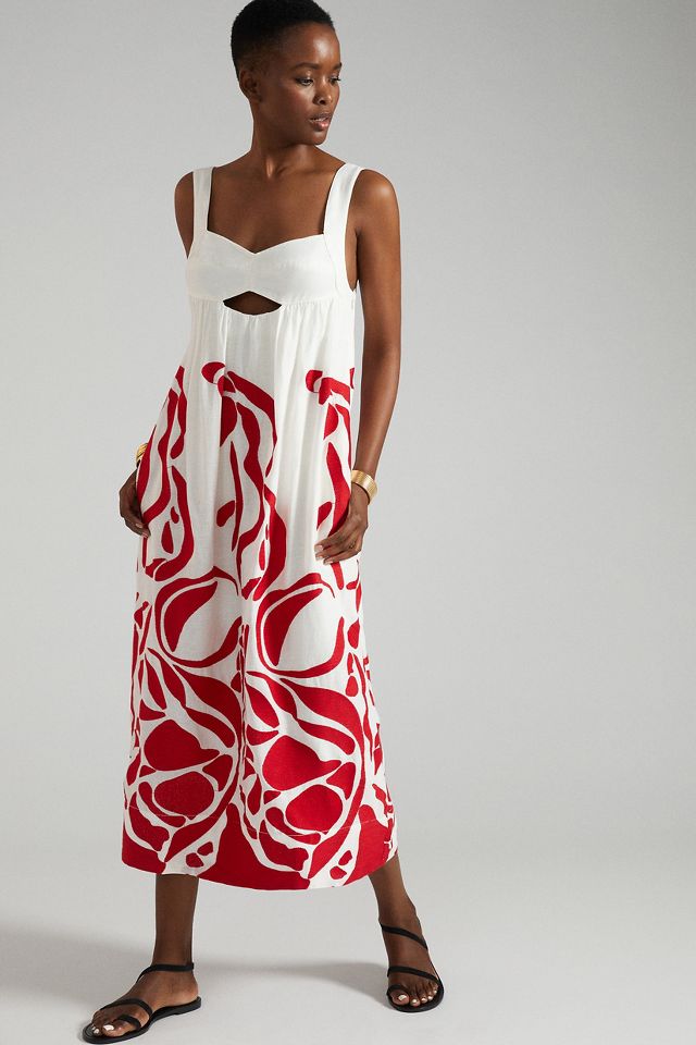 Front Cutout Maxi Dress | Anthropologie