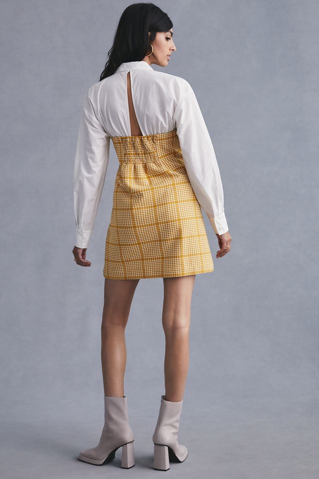 Maeve Knit Twofer Mini Dress | Anthropologie