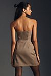 Maeve Strapless Button-Front Dress #1