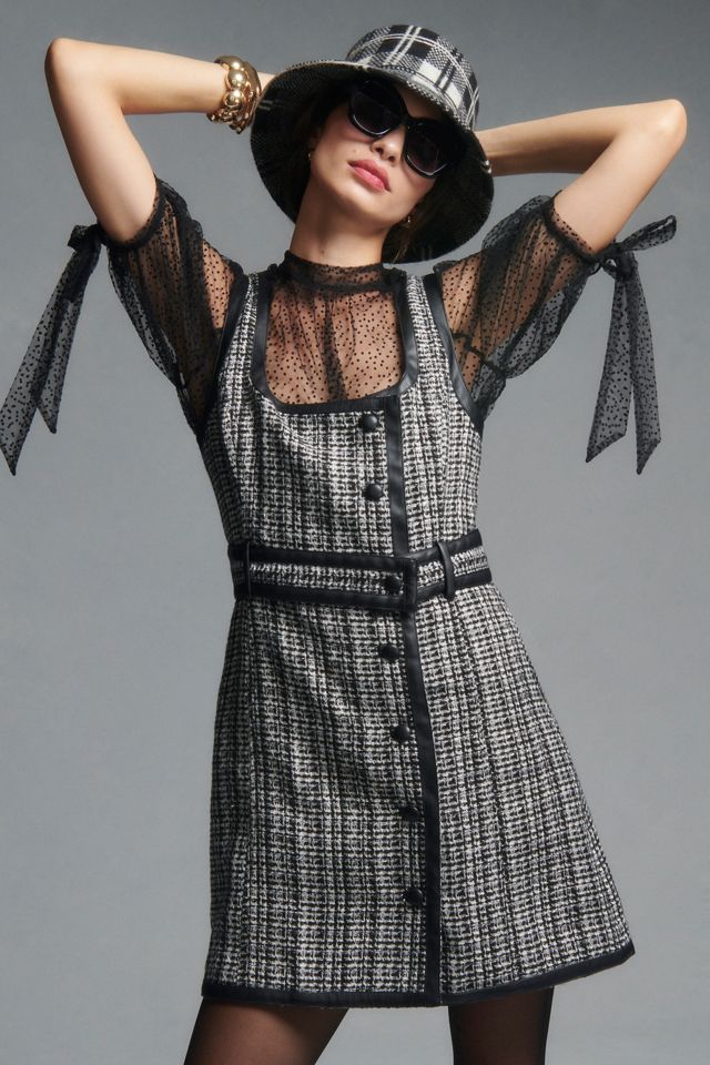 Anthropologie Maeve Jacquard Mini Dress