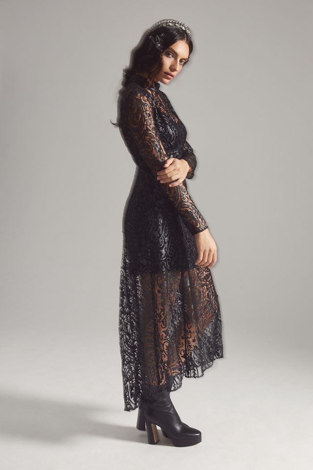 anthropologie laser cut dress Anthropologie
