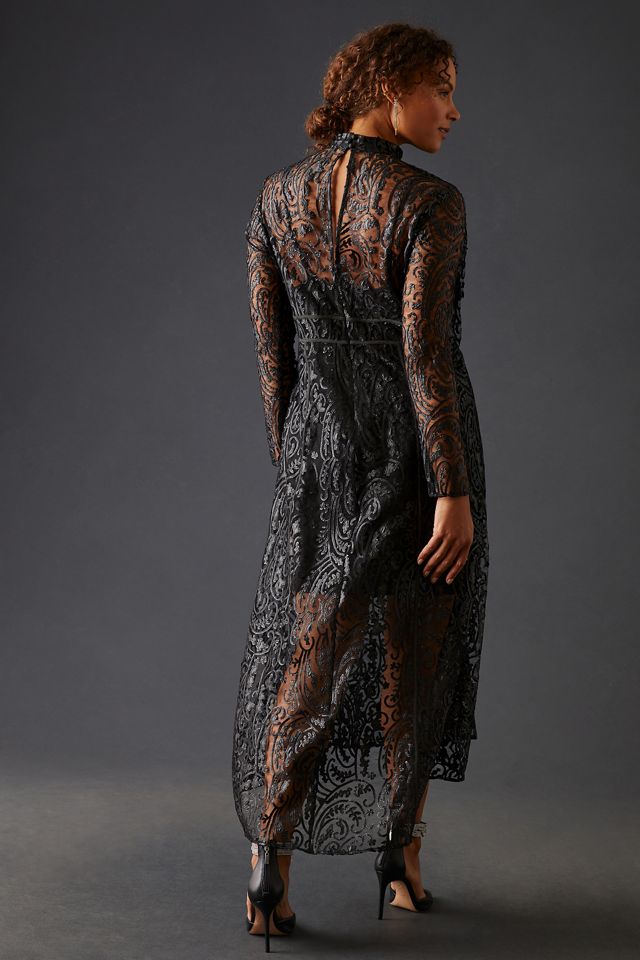 laser cut dress anthropologie Anthropologie Laser-Cut Mini Dress In Black - 65% Off