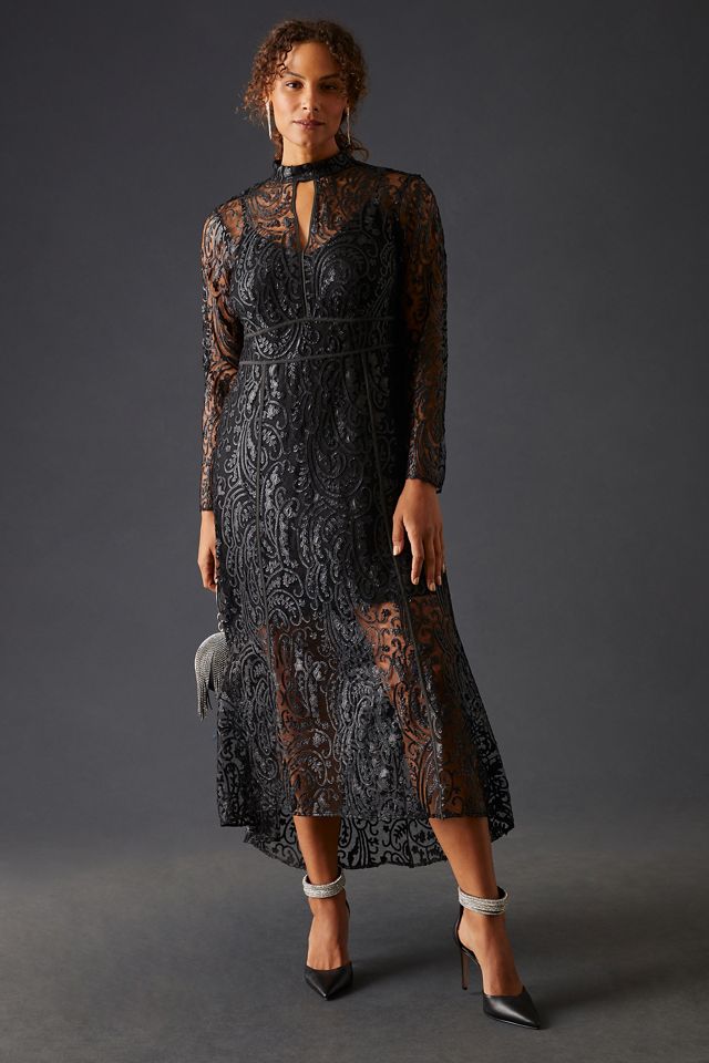 anthropologie laser cut dress By Anthropologie Laser-Cut Mini Dress