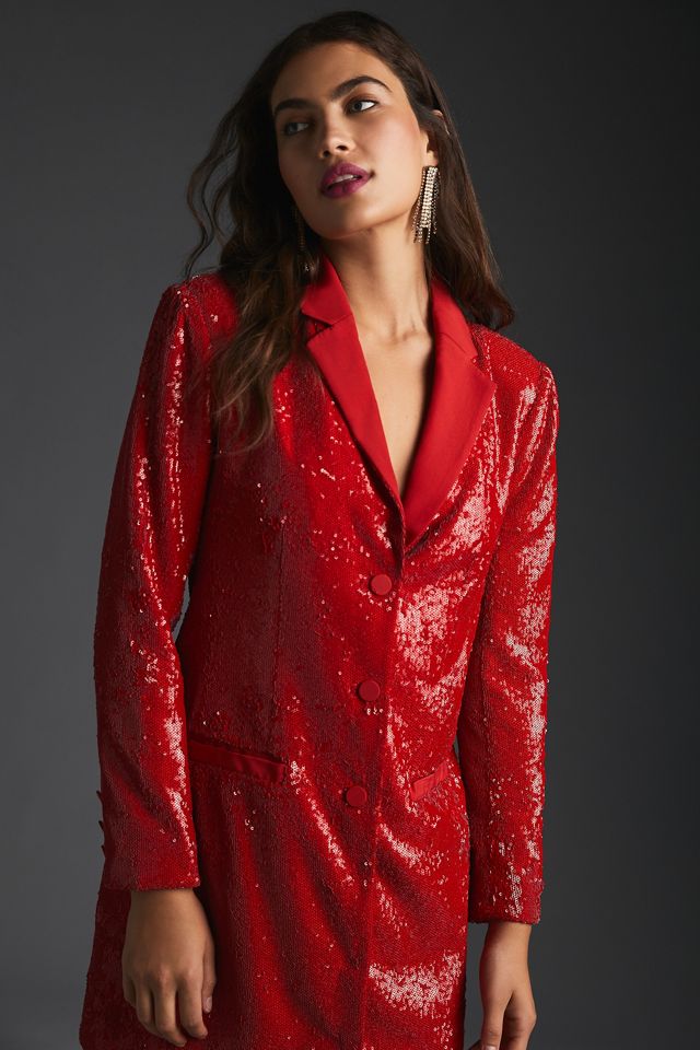 Maeve Sequin Blazer Dress #2