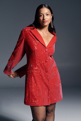 petite sequin blazer dress Sequin blazer dresses