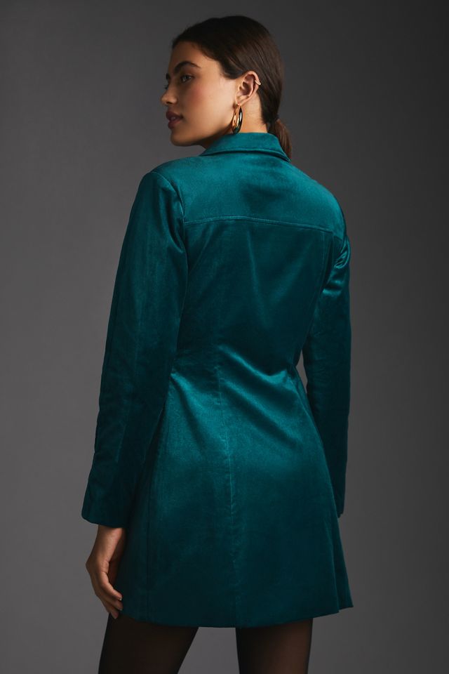 Maeve Velvet Blazer Dress #5