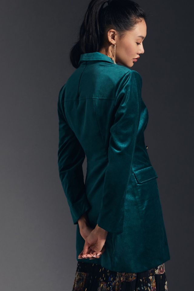 Maeve Velvet Blazer Dress #6