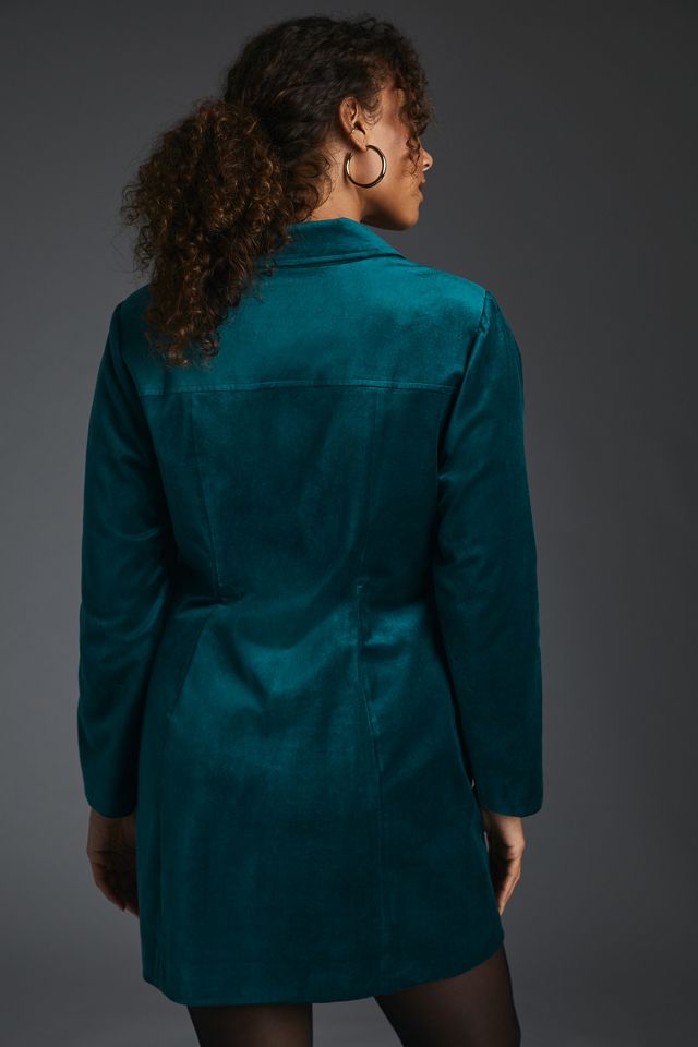 Maeve Velvet Blazer Dress #10