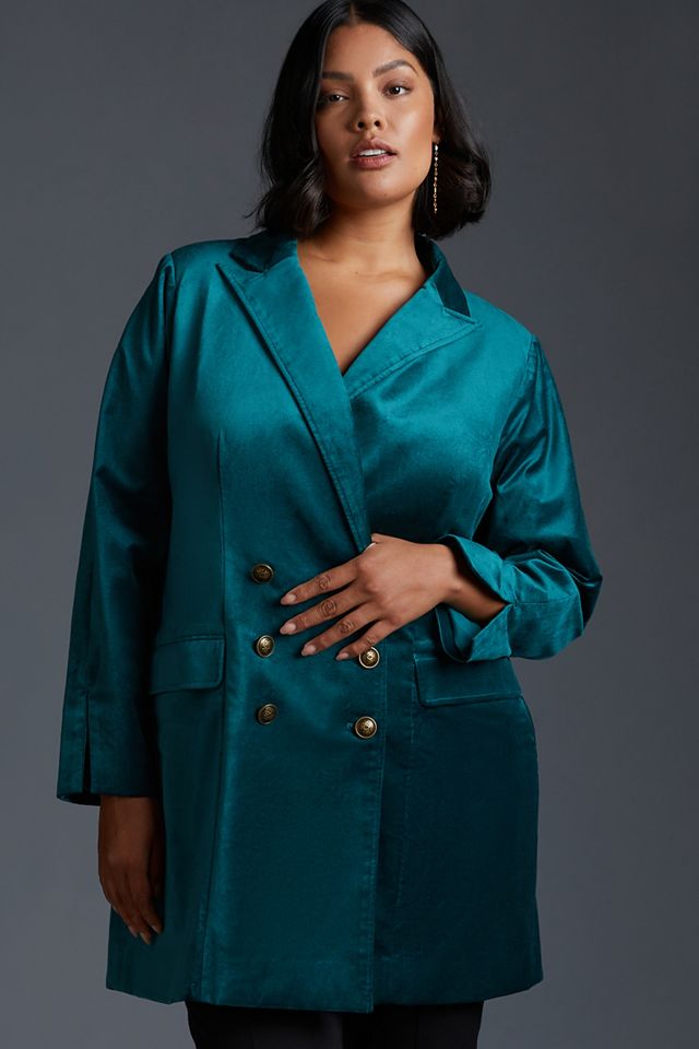 Maeve Velvet Blazer Dress #11