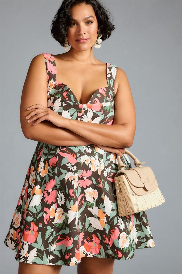 By Anthropologie Sweetheart Floral Mini Dress #6