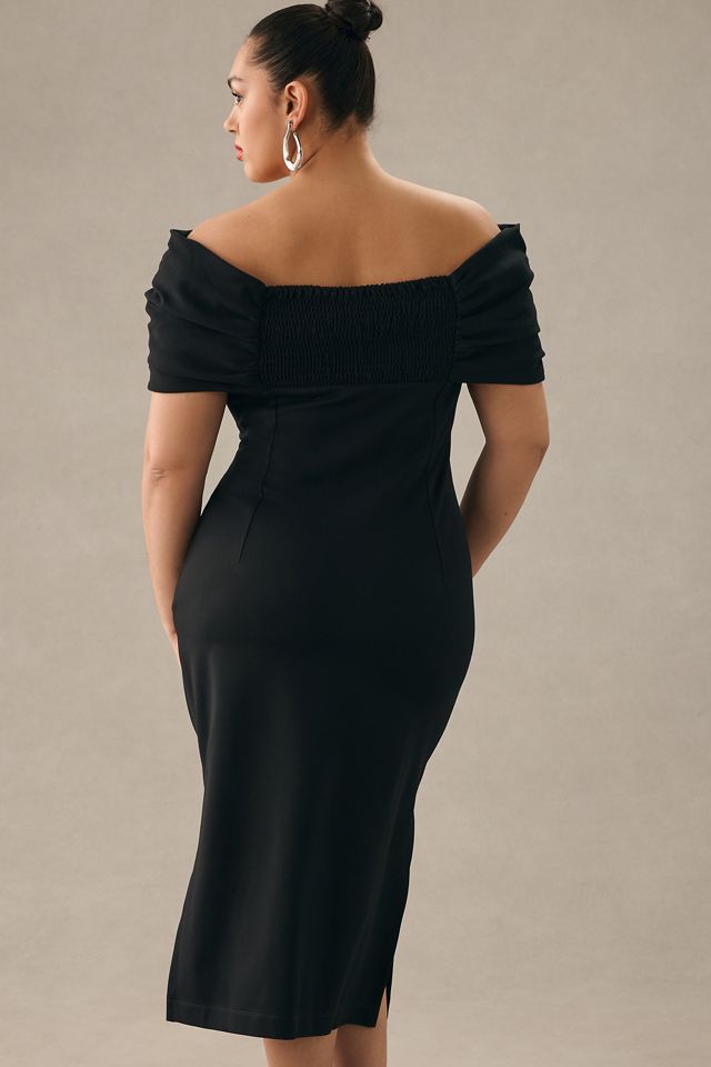knee length dresses for ladies Maeve Pleated Midi Dress