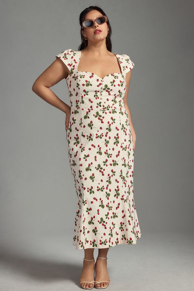Maeve The Cecily Fit & Flare Sweetheart Dress | Anthropologie UK