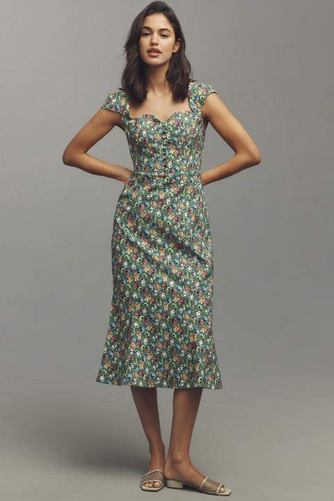 The Cecily Fit & Flare Sweetheart Dress by Maeve