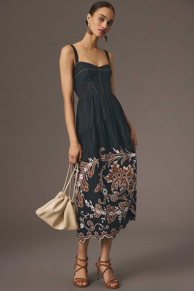 Anthropologie midi outlet dress