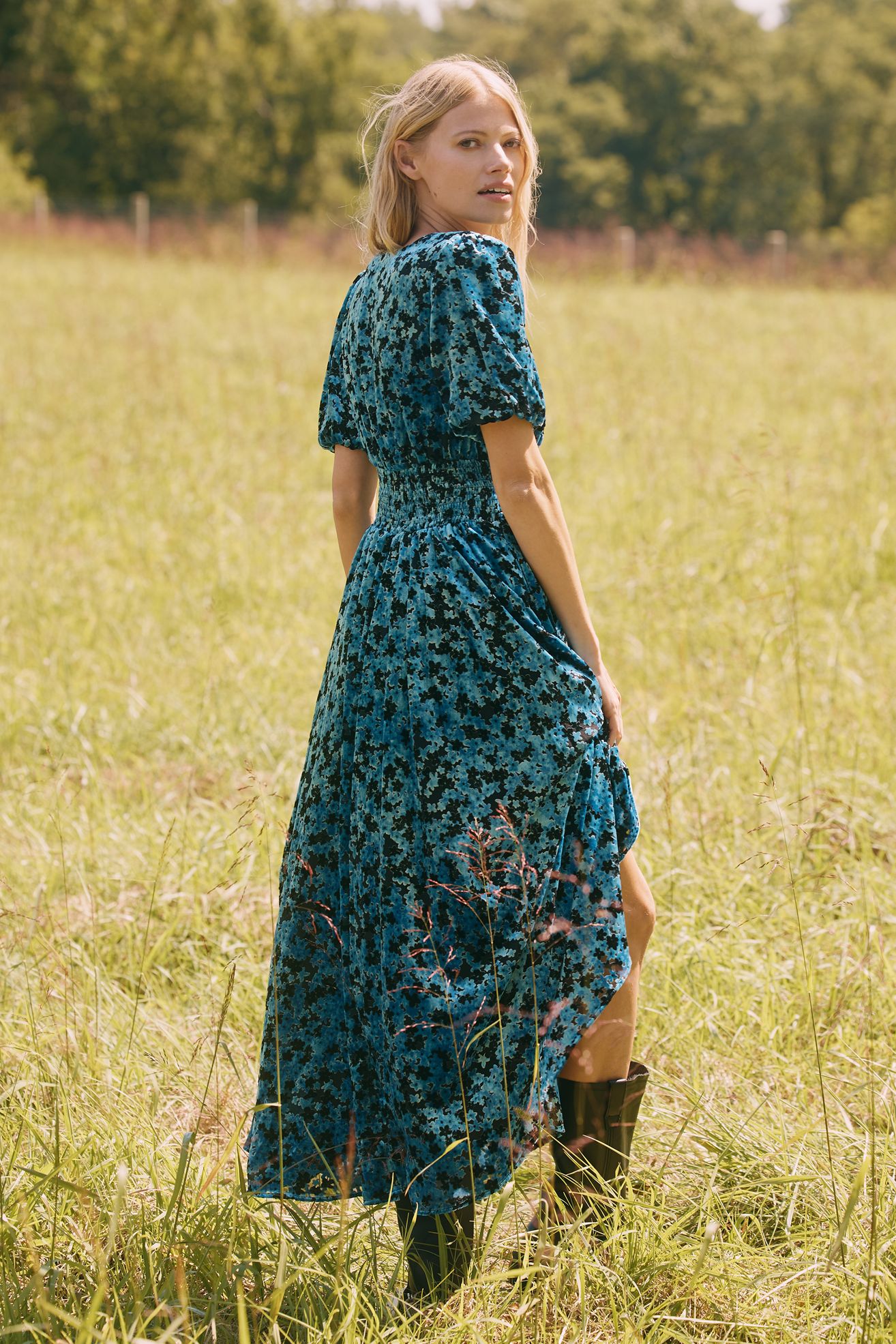 The Katerina Button-Front Dress: Velvet Edition