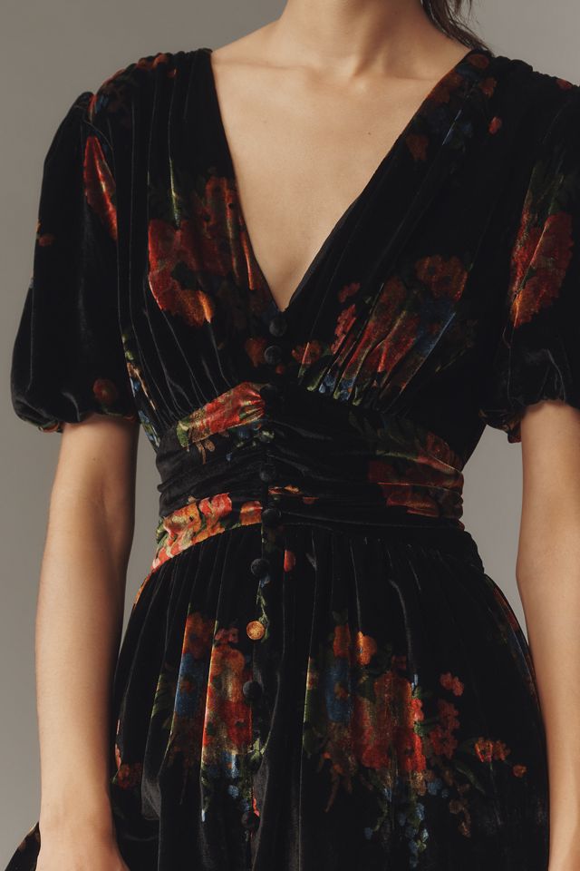 Das Katerina Kleid mit Knopfleiste: Samt Edition #3