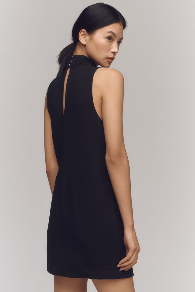 Maeve Sleeveless Mock-Neck Shift Mini Dress #1