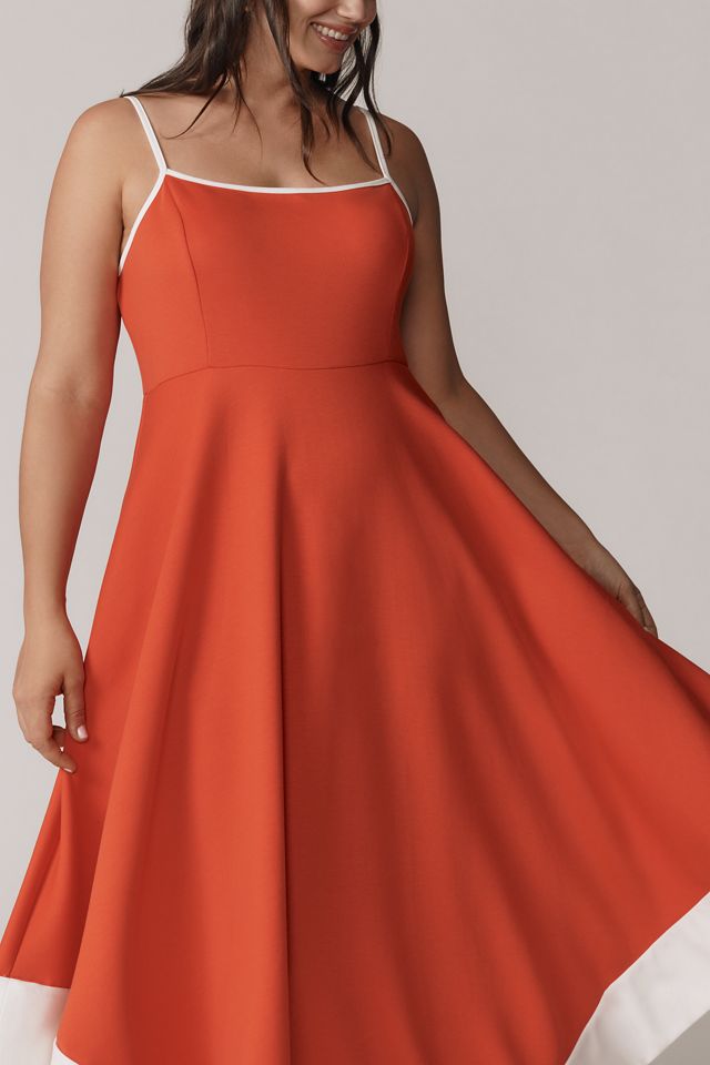 Maeve Colorblock A-Line Midi Dress #5